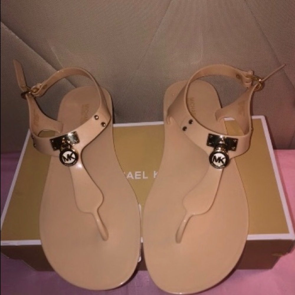 Michael Kors nude sandals
